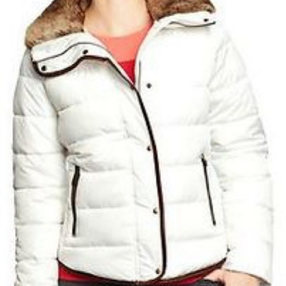 Old Navy C Puffa Jacket Canvas (Beige) XS